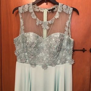 Teal Prom Dress